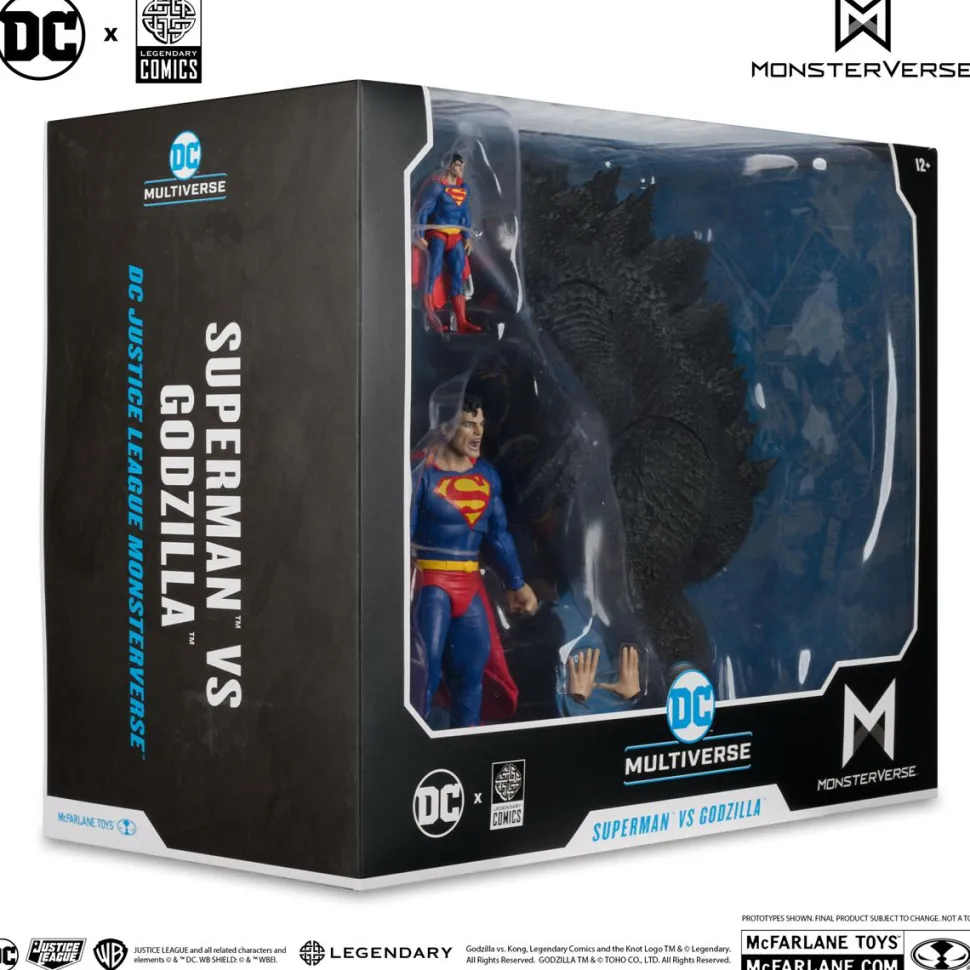 Justice League vs. Godzilla vs. Kong - Superman vs. Godzilla DC Multiverse 7" Scale Action Figure 2-Pack