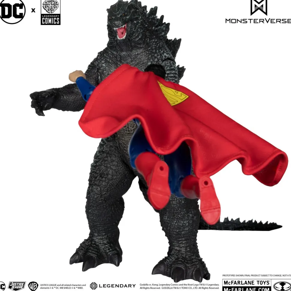 Justice League vs. Godzilla vs. Kong - Superman vs. Godzilla DC Multiverse 7" Scale Action Figure 2-Pack