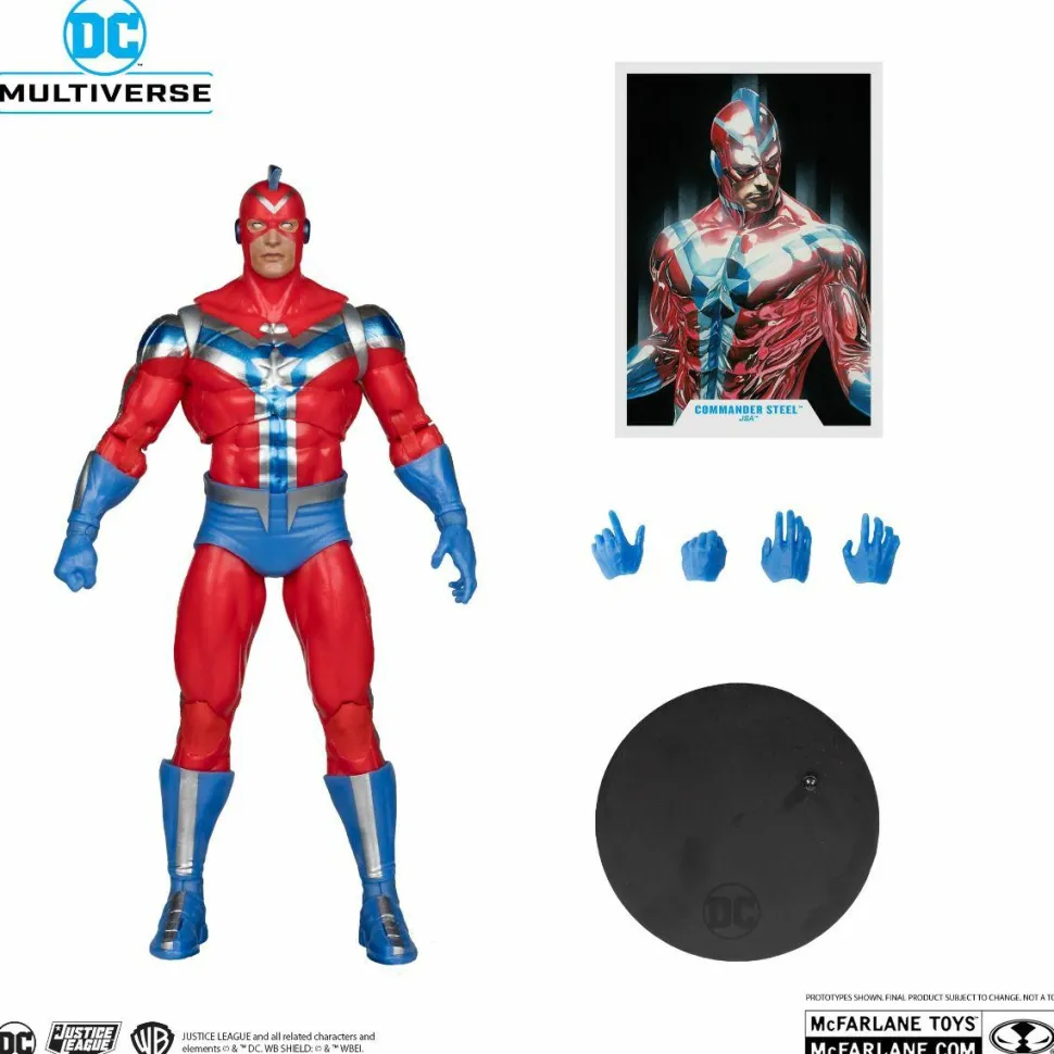Justice Society of America - Commander Steel DC Multiverse Gold Label 7" Scale Action Figure