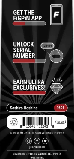 Kaiju No. 8 - Soshiro Hoshina FiGPiN Enamel Pin