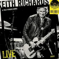 Keith Richards & The X-Pensive Winos - Live 3.10.22 LP Vinyl Record (2025 Record Store Day Exclusive Etched Red Coloured Vinyl)