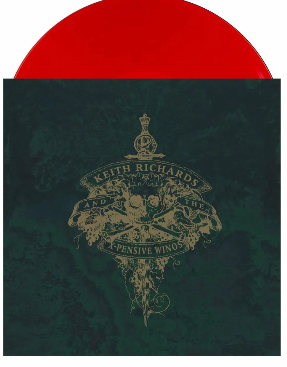 Keith Richards And The X-Pensive Winos - Live At The Hollywood Palladium December 15, 1988 2xLP Vinyl Record (Red Coloured Vinyl)