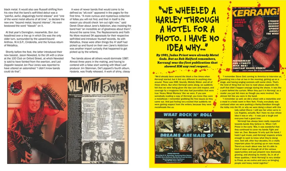 Kerrang! Living Loud: Four Decades on the Frontline of Rock, Metal, Punk, and Alternative Music by Nick Ruskell Hardcover Book