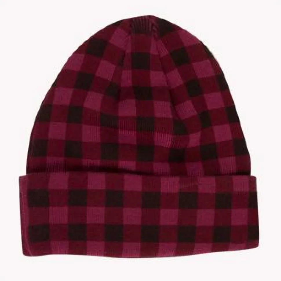 Kidrobot - Gingham Classic Robot Beanie (Raspberry Edition)