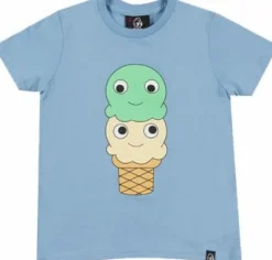 Kidrobot - Yummy Cone Blue Youth or Kids T-Shirt