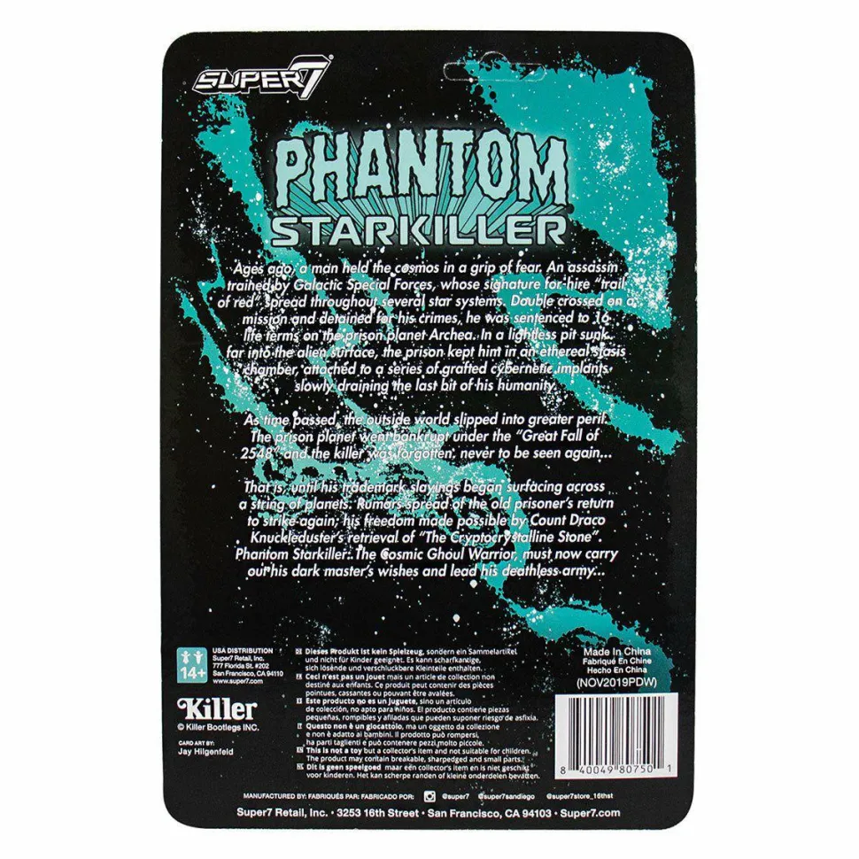 Killer Bootlegs - Phantom Starkiller Air Apparition Variant ReAction 3.75” Action Figure