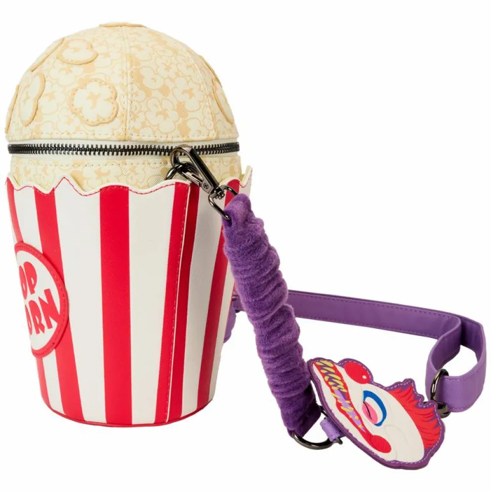 Killer Klowns from Outer Space - Popcorn Scented Glow in the Dark 10" Crossbody Bag with Coin Purse