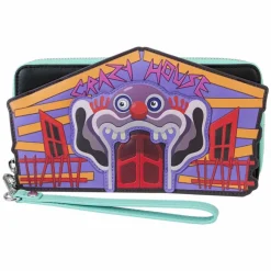 Killer Klowns from Outer Space - Glow in the Dark 4" Faux Leather Zip-Around Wristlet