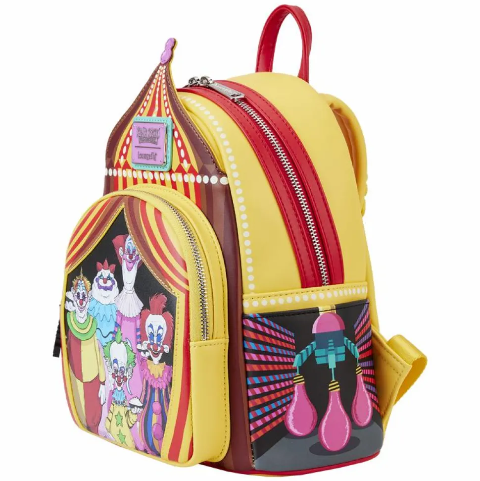 Killer Klowns from Outer Space - Glow in the Dark 10" Faux Leather Mini Backpack