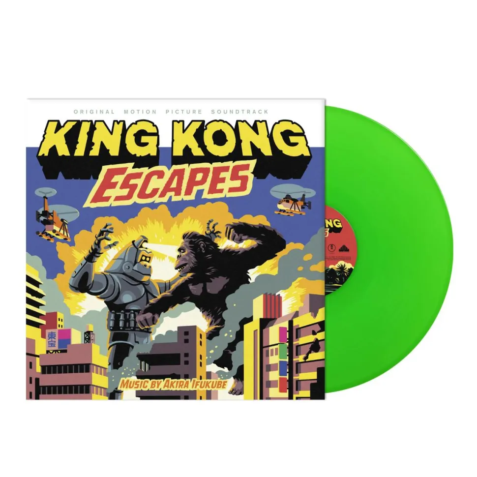 King Kong Escapes (1967) - Original Motion Picture Score By Akira Ifukube LP Vinyl Record (“Element X” Neon Green Coloured Vinyl)