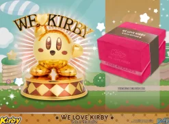 Kirby - We Love Kirby (Gold Edition) 4" Mini Metal Statue
