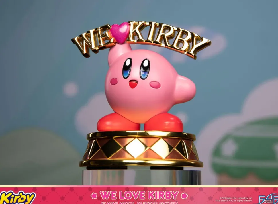 Kirby - We Love Kirby Mini Metals 4” Statue