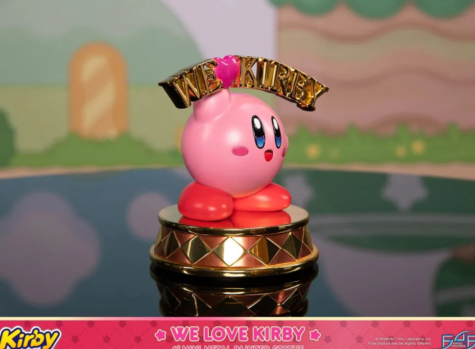 Kirby - We Love Kirby Mini Metals 4” Statue