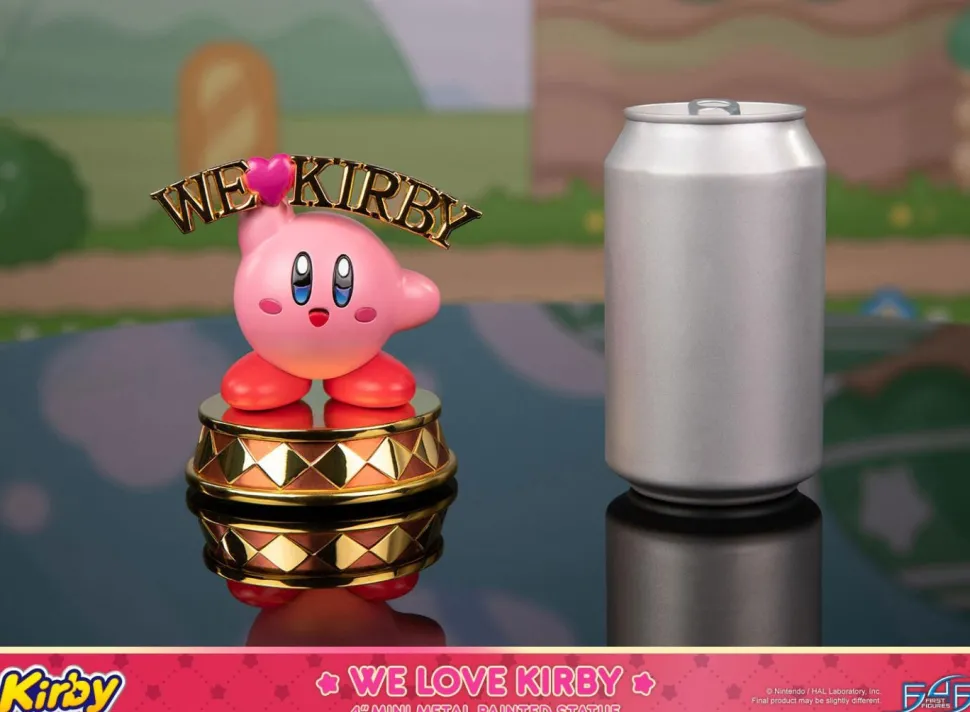 Kirby - We Love Kirby Mini Metals 4” Statue