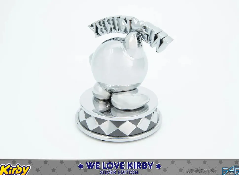 Kirby - We Love Kirby (Silver Edition) 4" Mini Metal Statue