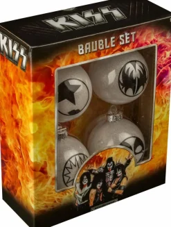 Kiss - Christmas Baubles (Set of 4)