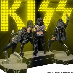 KISS - Love Gun Tour ’77 1/6th Scale Statue Bundle (Set of 4 Statues + Light Up Sign)