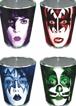 Kiss - Shot Glass 4-Pack