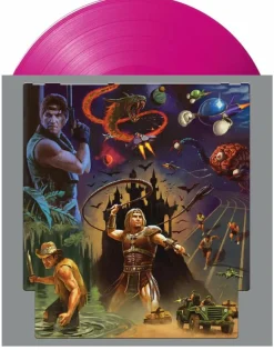 Konami Classics: The Best of the NES by Konami Kukeiha Club LP Vinyl Record (2023 Record Store Day Black Friday Exclusive Hot Pink Coloured Vinyl)