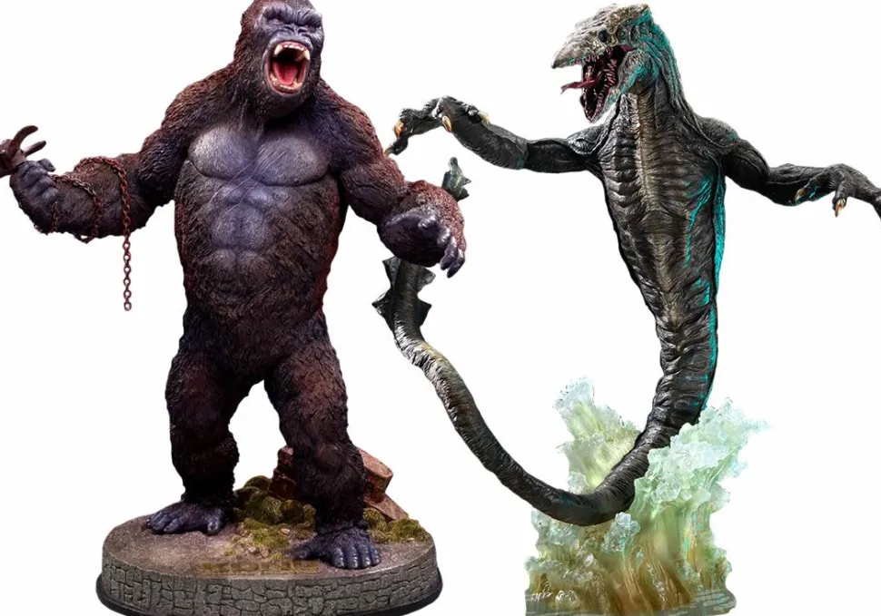 Kong: Skull Island - King Kong Vs Skull Crawler Deluxe 12” Vinyl Statue