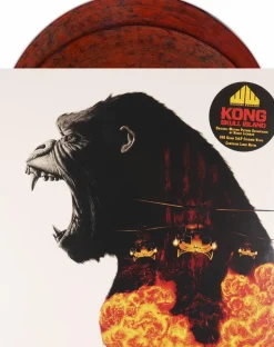 Kong: Skull Island - Original Motion Picture Score by Henry Jackman 2xLP Vinyl Record (“Lava” Coloured Vinyl)