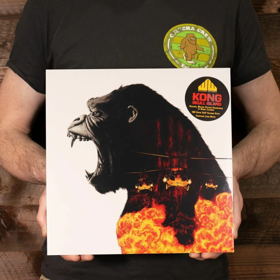Kong: Skull Island - Original Motion Picture Score by Henry Jackman 2xLP Vinyl Record (“Lava” Coloured Vinyl)