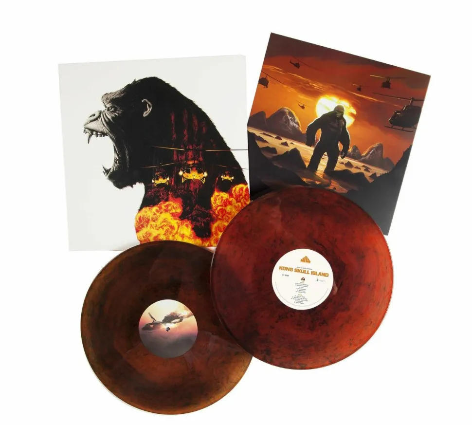 Kong: Skull Island - Original Motion Picture Score by Henry Jackman 2xLP Vinyl Record (“Lava” Coloured Vinyl)