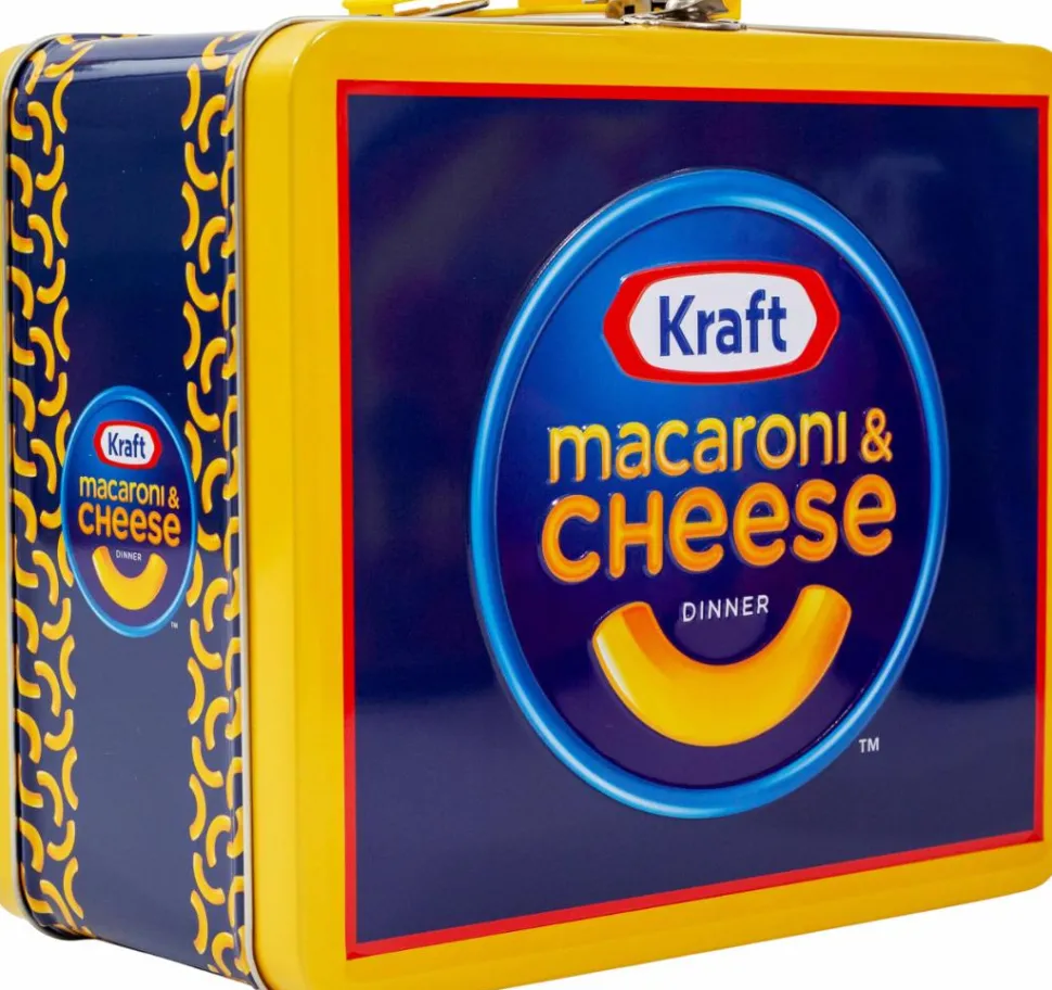 Kraft - Macaroni & Cheese Metal Tin Tote / Lunch Box