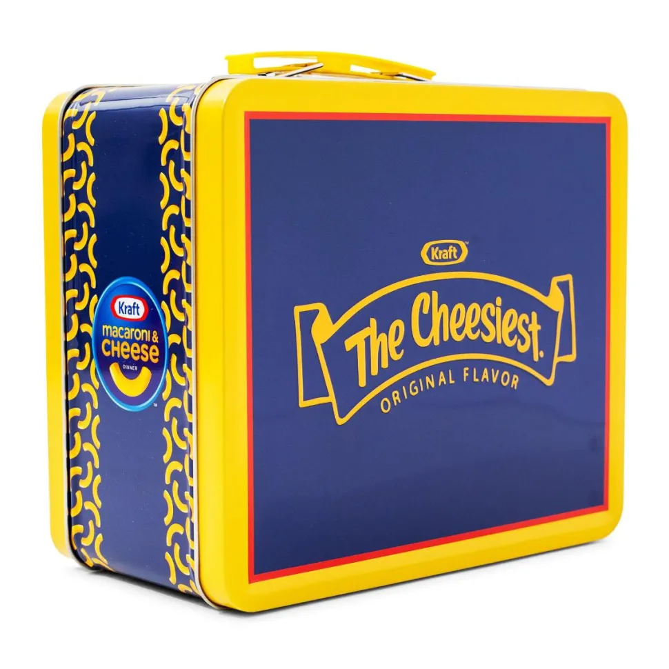 Kraft - Macaroni & Cheese Metal Tin Tote / Lunch Box