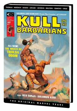 Kull the Savage - The Original Marvel Years Omnibus Hardcover Book (DM Variant Cover)