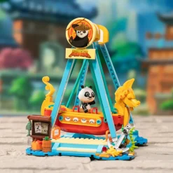 Kung Fu Panda - Adventure Park Pirate Ship Ride Building Block Construction Set (379 Pieces)