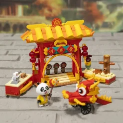 Kung Fu Panda - Adventure Park Training Camp Building Block Construction Set (447 Pieces)