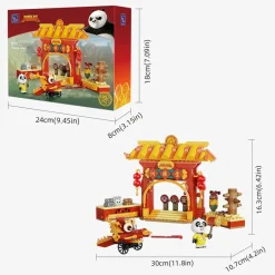 Kung Fu Panda - Adventure Park Training Camp Building Block Construction Set (447 Pieces)