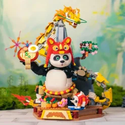 Kung Fu Panda - Dragon Warrior Spring Festival Special Edition Building Block Construction Set (1431 Pieces)