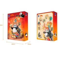 Kung Fu Panda - Dragon Warrior Spring Festival Special Edition Building Block Construction Set (1431 Pieces)
