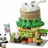 Kung Fu Panda - Po's Dumpling Shop Mini Street View Building Block Construction Set (316 Pieces)
