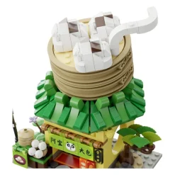 Kung Fu Panda - Po's Dumpling Shop Mini Street View Building Block Construction Set (316 Pieces)