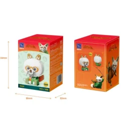Kung Fu Panda - Shifu Sitting Baby Series Building Block Construction Set (141 Pieces)