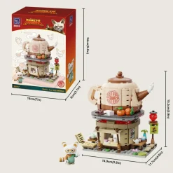 Kung Fu Panda - Shifu's Tea Stall Mini Street View Building Block Construction Set (335 Pieces)