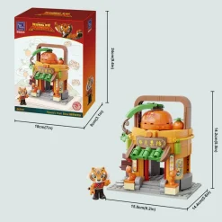 Kung Fu Panda - Tigress's Fruit Store Mini Street View Building Block Construction Set (293 Pieces)