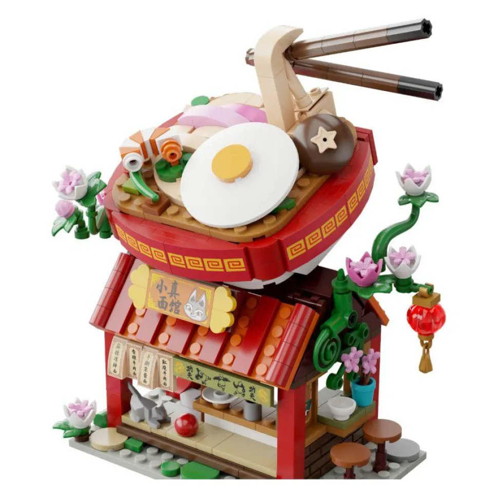 Kung Fu Panda - Zhen's Ramen Stall Mini Street View Building Block Construction Set (359 Pieces)