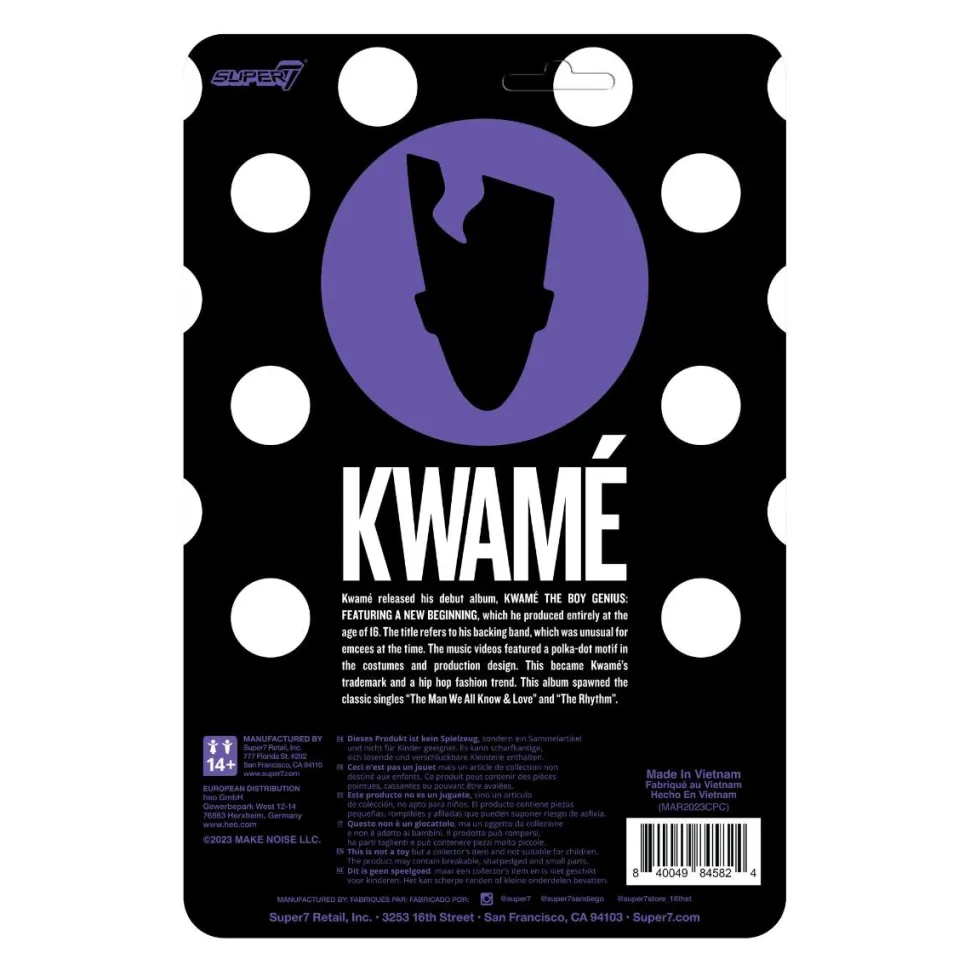 Kwame - Kwame (Black & White Polka Dot) ReAction 3.75" Action Figure