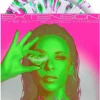 Kylie Minogue - Extension (The Extended Mixes) 2xLP Vinyl Record (Clear with Neon Pink & Green Splatter Coloured Vinyl)