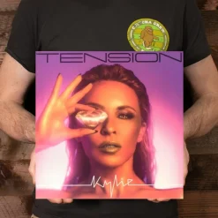 Kylie Minogue - Tension LP Vinyl Record (Transparent Orange Coloured Vinyl)