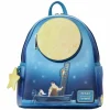La Luna - Moon Glow in the Dark Light Up 10" Faux Leather Mini Backpack