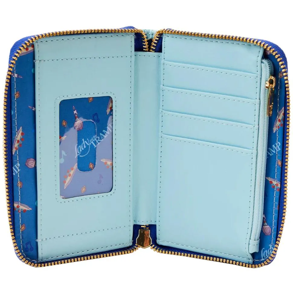 Lady and the Tramp (1955) - Book 4” Faux Leather Zip-Around Wallet
