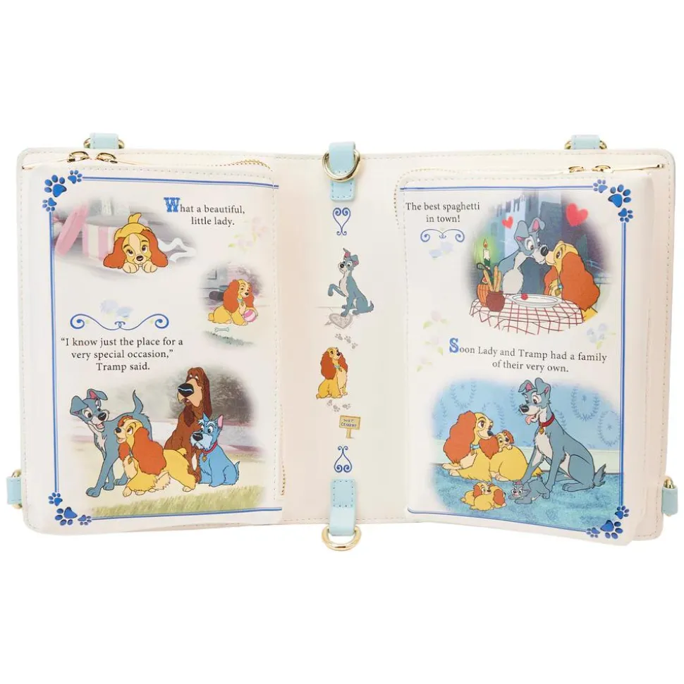 Lady and the Tramp (1955) - Book 9” Faux Leather Convertible Backpack
