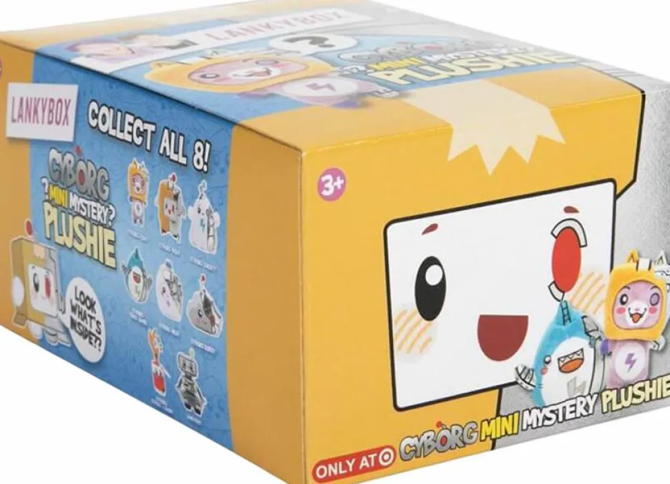 LankyBox - Cyborg Mini Mystery Plushie Blind Box 6" Plush (Single Unit)