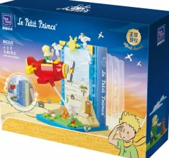 Le Petit Prince (The Little Prince) - Airplane Bookend Building Block Construction Set (276 Pieces)