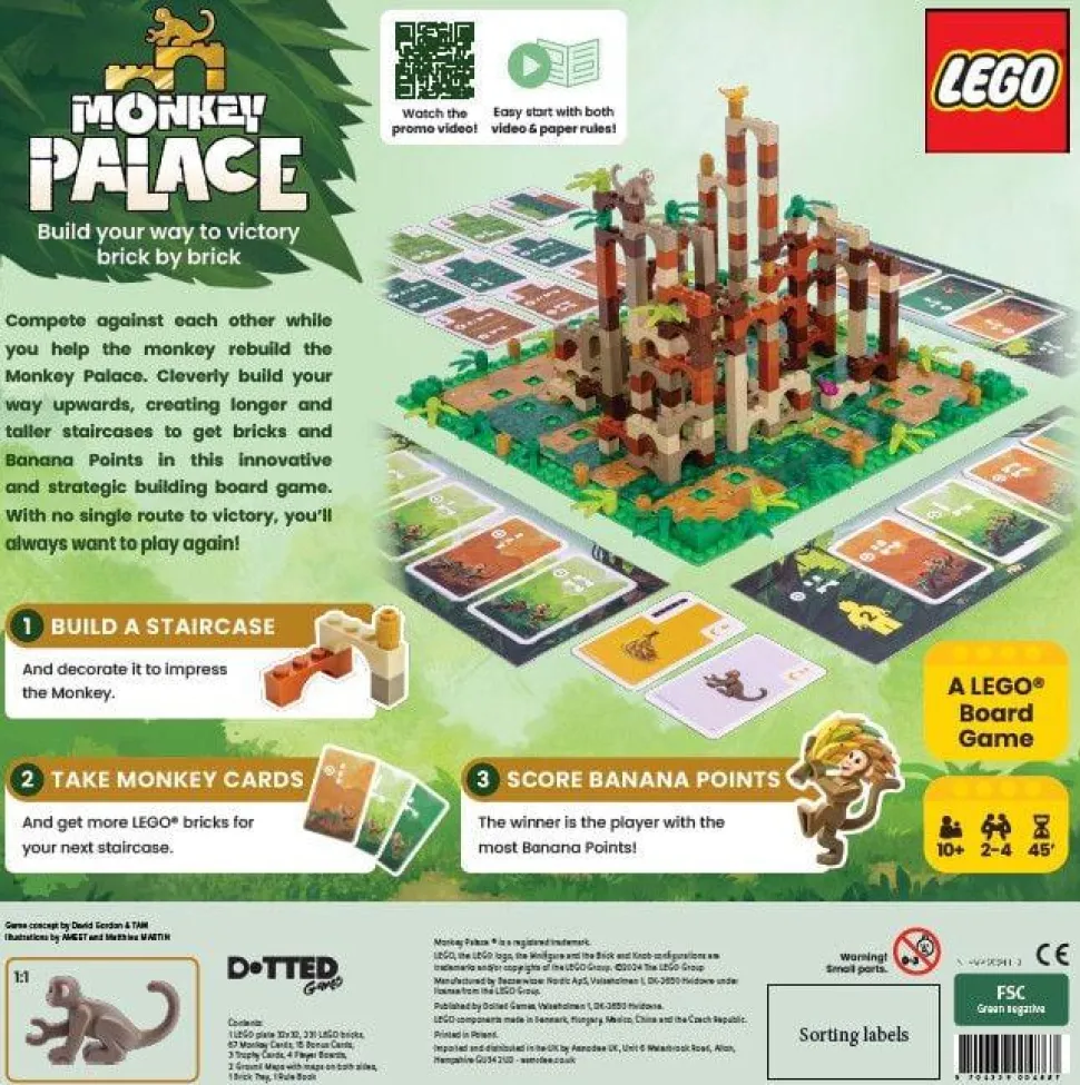 Lego - Monkey Palace Board Game
